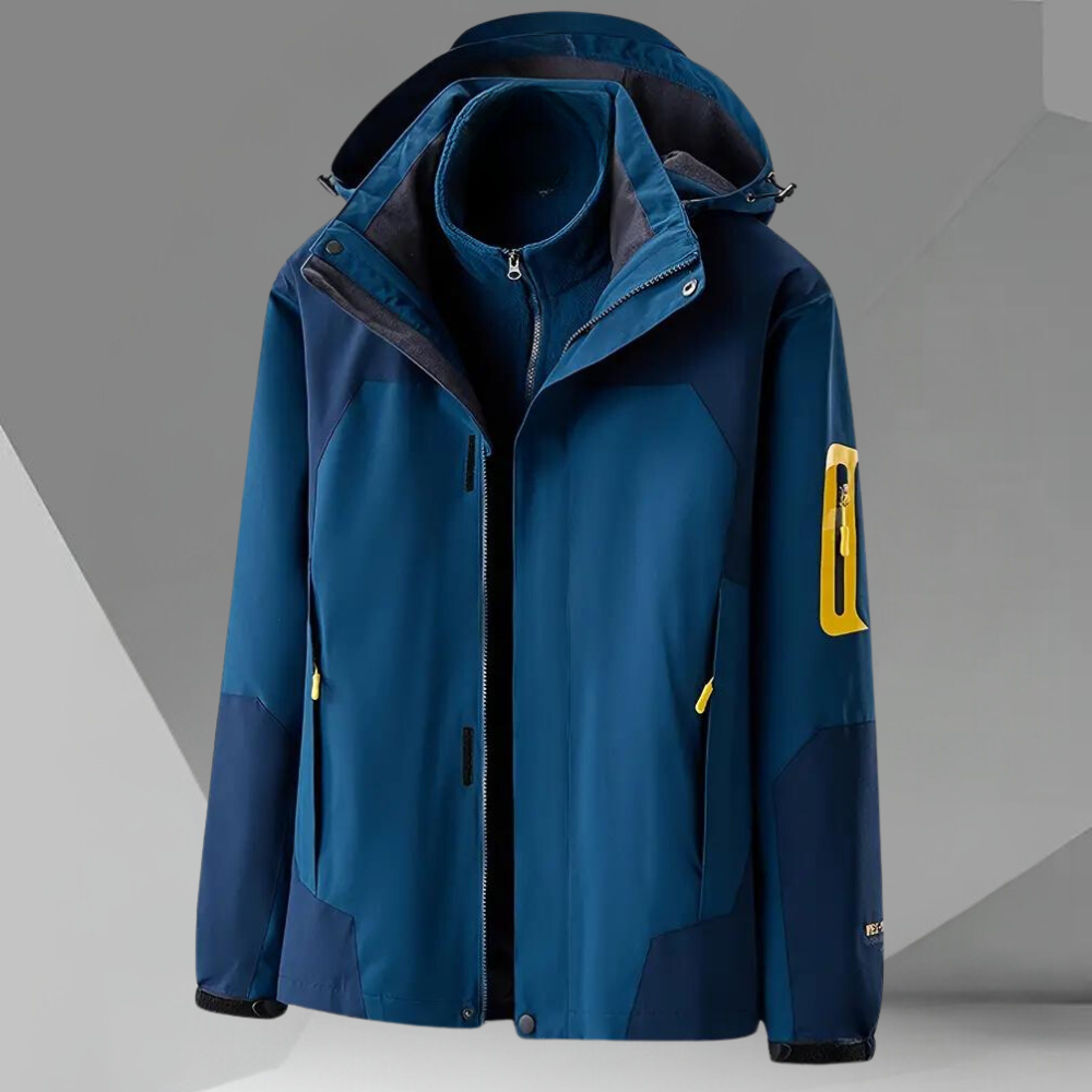 Moderner Windbreaker für Herren mit Kapuze von Eirik