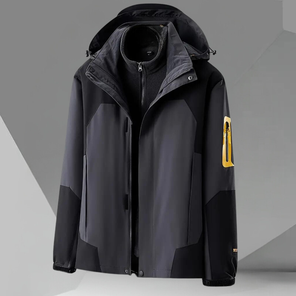 Moderner Windbreaker für Herren mit Kapuze von Eirik