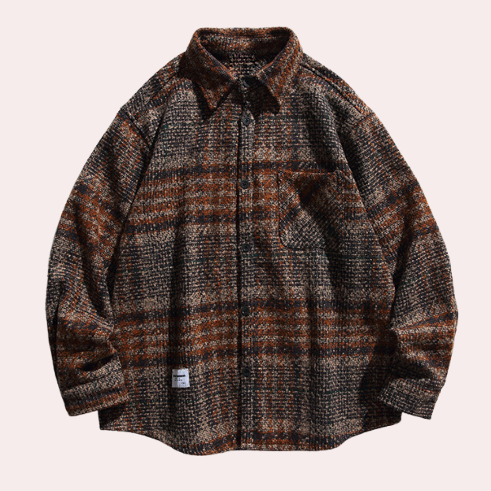 Elegante Herrenjacke von Dimitrios im Karomuster für optimalen Tragekomfort