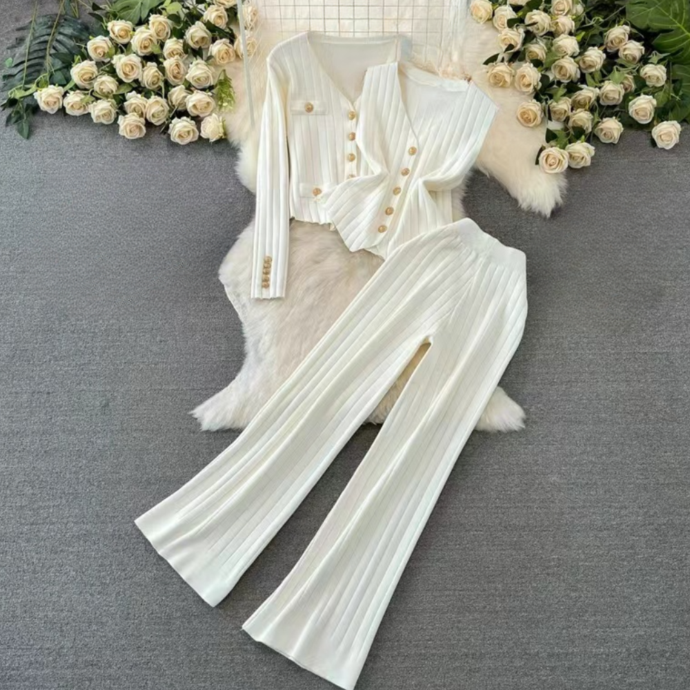 Elegantes Damen-Strickset Elene