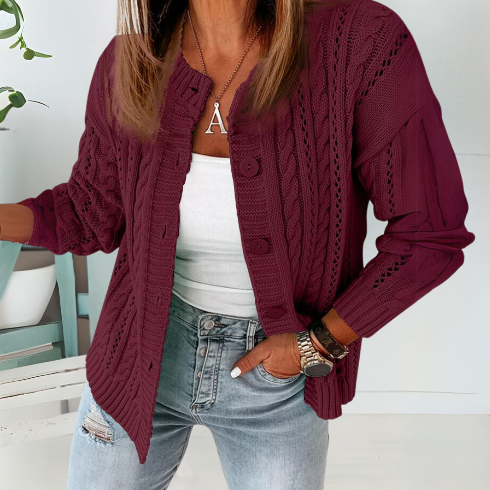 Elegantes, bequemes Damen-Strickjäckchen Margherita