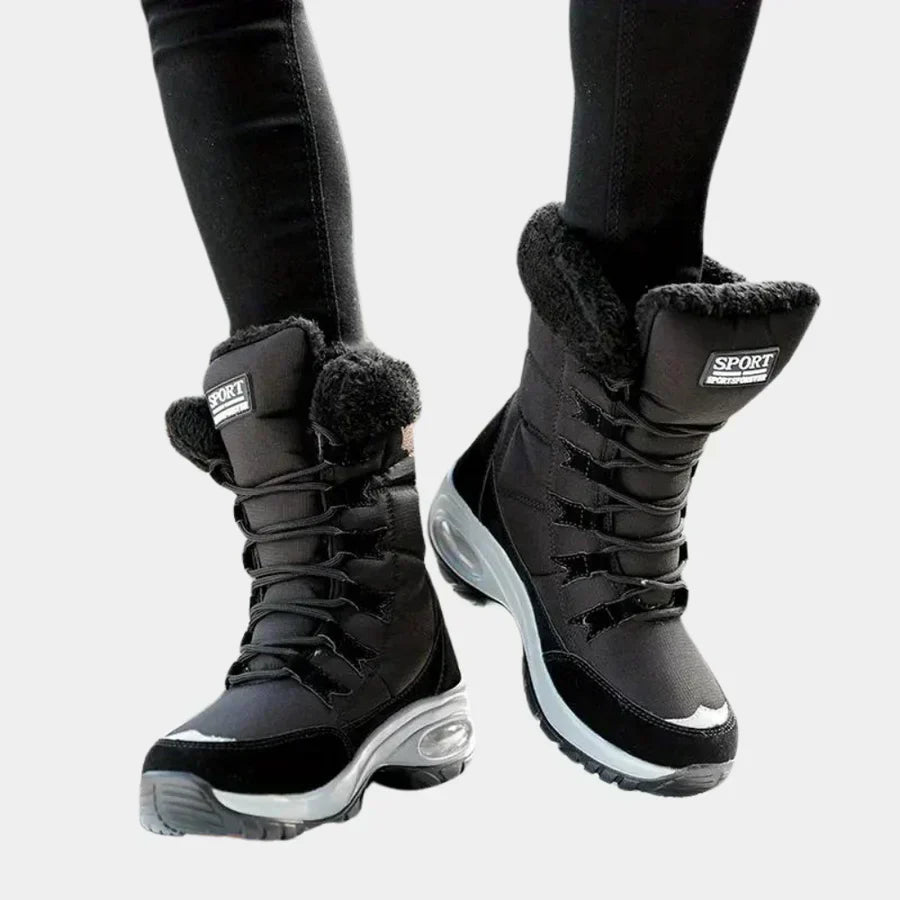 Krohn-e | Robuste Winterstiefel mit Schnürsenkeln für Frauen