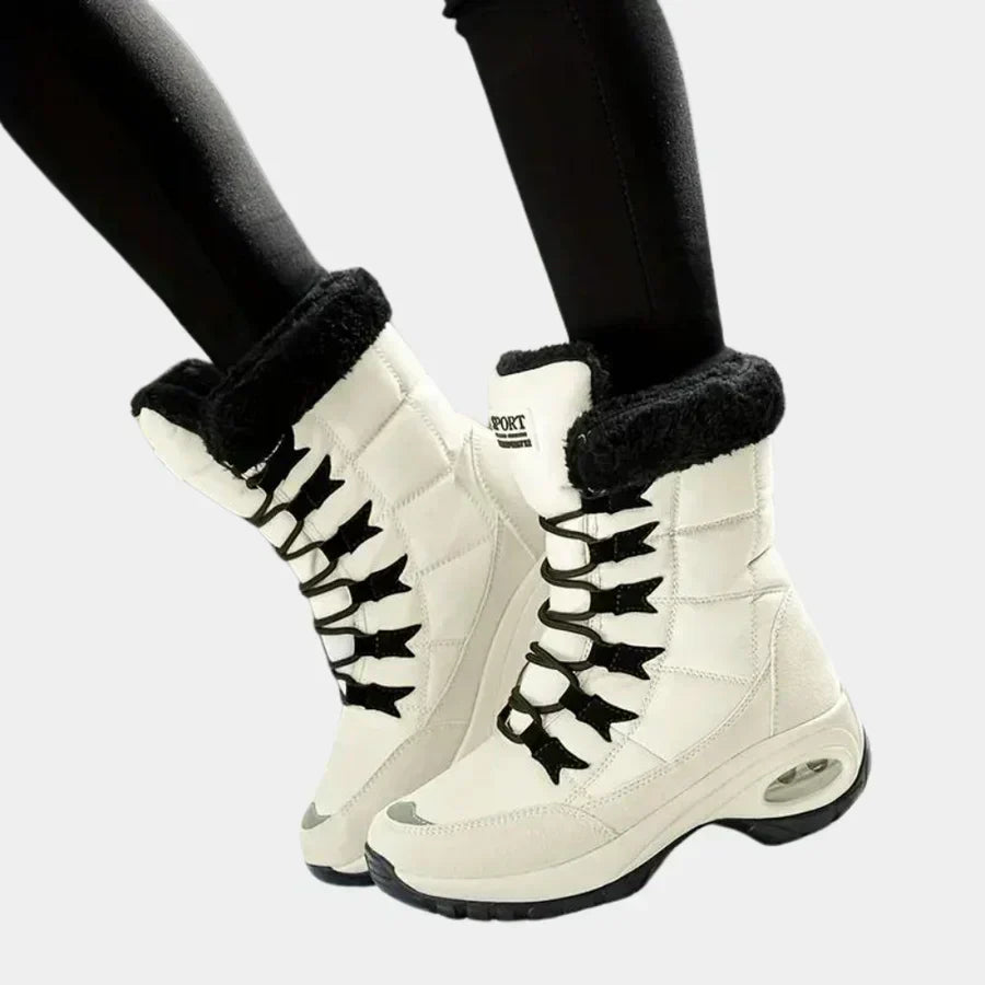 Krohn-e | Robuste Winterstiefel mit Schnürsenkeln für Frauen