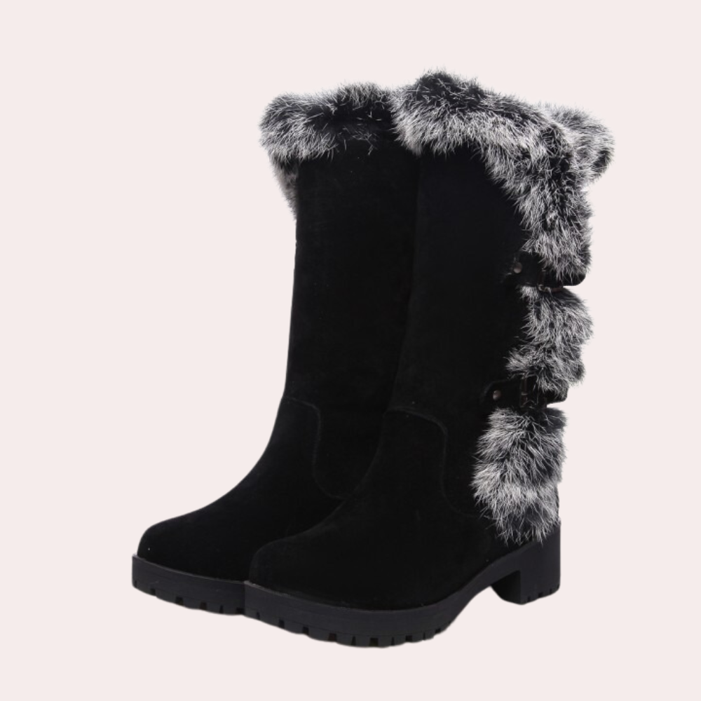 Stilvolle Delila Damenstiefel für sicheren Halt im Winter, mit glamourösem Auftritt