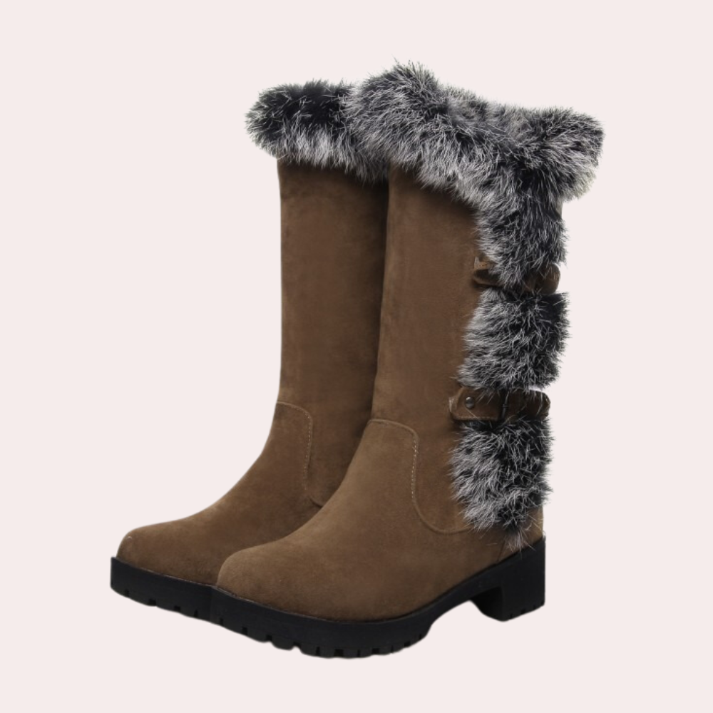 Stilvolle Delila Damenstiefel für sicheren Halt im Winter, mit glamourösem Auftritt