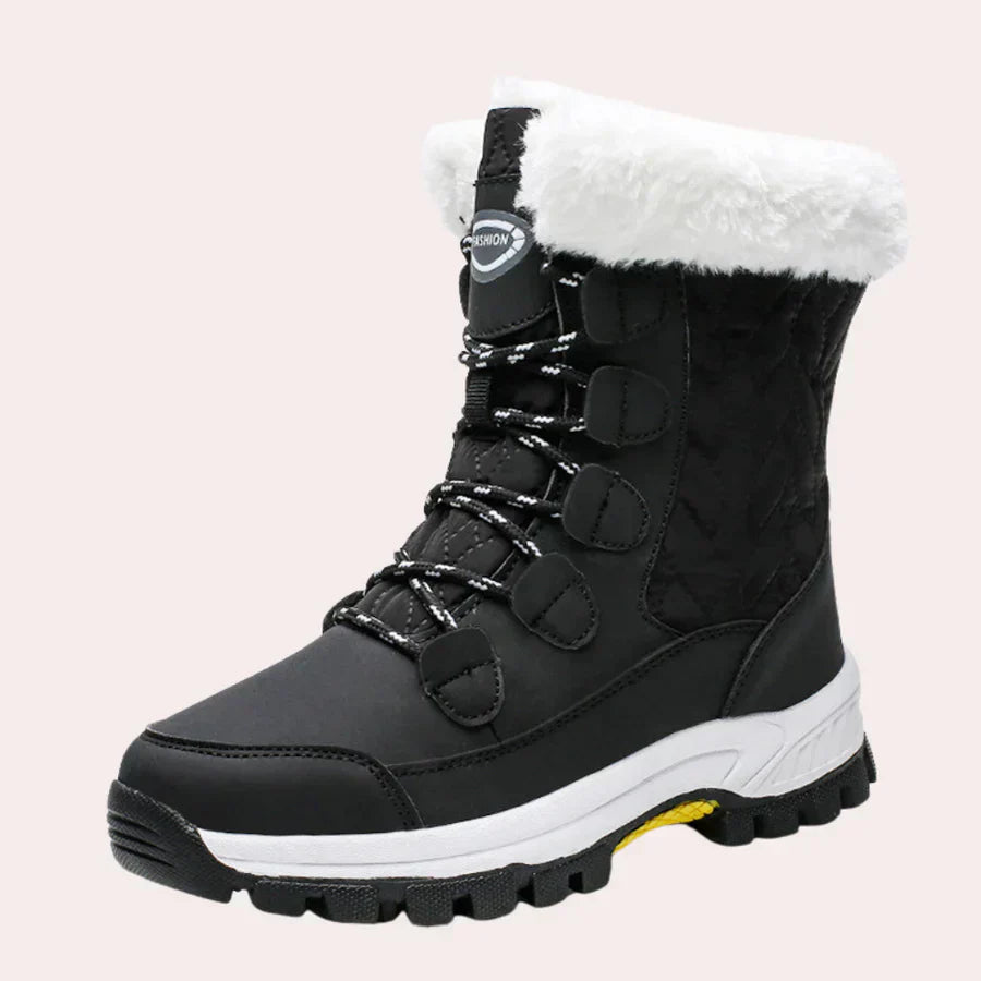 Krohn-e | mit Kunstfell gefütterte Schneestiefel für Frauen