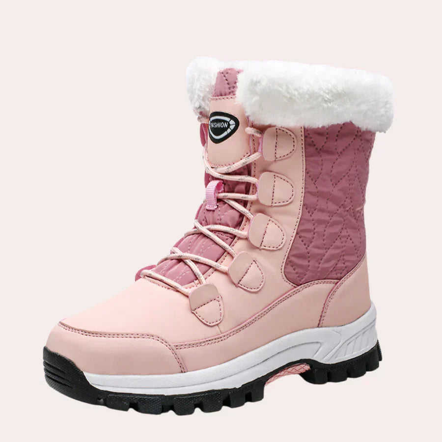 Krohn-e | mit Kunstfell gefütterte Schneestiefel für Frauen