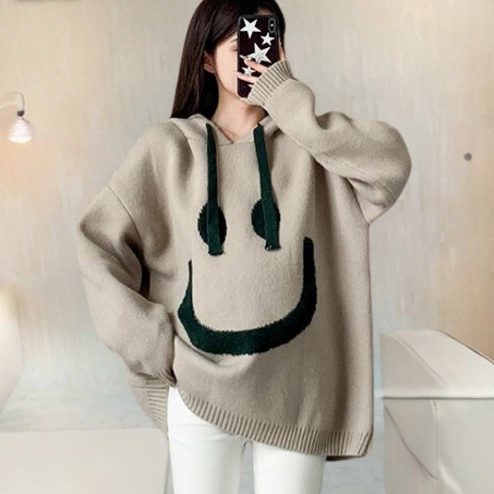 Mariska Damen-Strickpullover mit Kapuze für höchsten Komfort