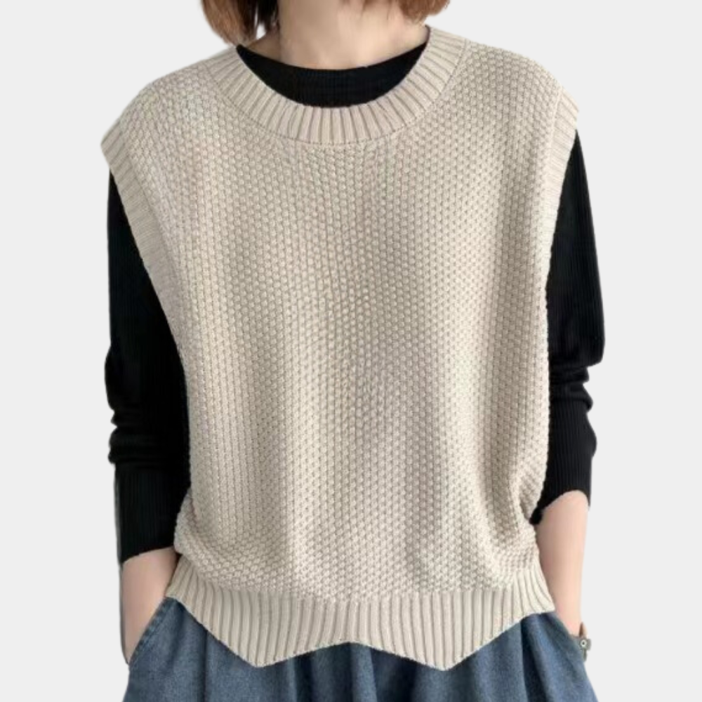 Krohn-e | Hüft Strickjacke für Damen