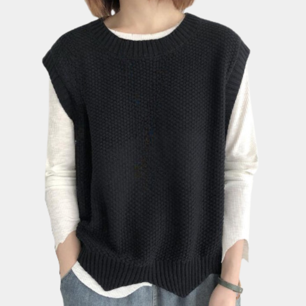 Krohn-e | Hüft Strickjacke für Damen