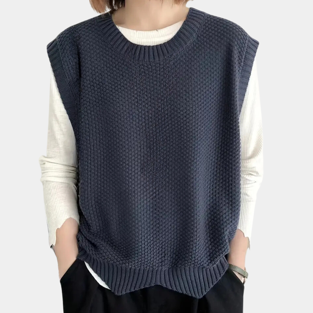 Krohn-e | Hüft Strickjacke für Damen