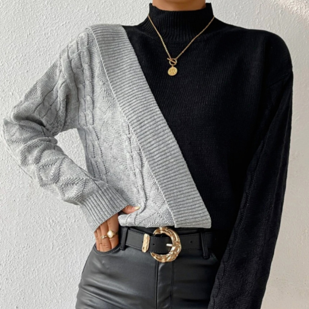 Elegantes, asymmetrisches Damen-Oberteil Dorottya