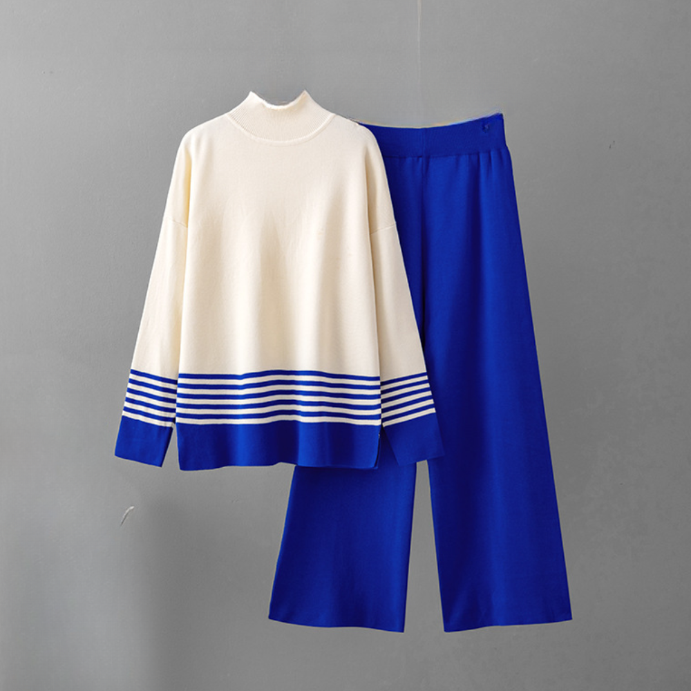 Stilvoller Damen-Strick-Zweiteiler Amelita im Trend