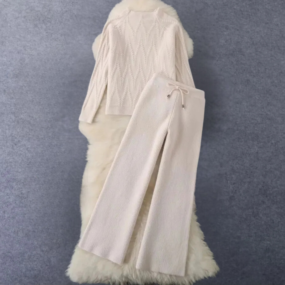 Damen-Strickset Graciela: Elegantes 2-teiliges Outfit