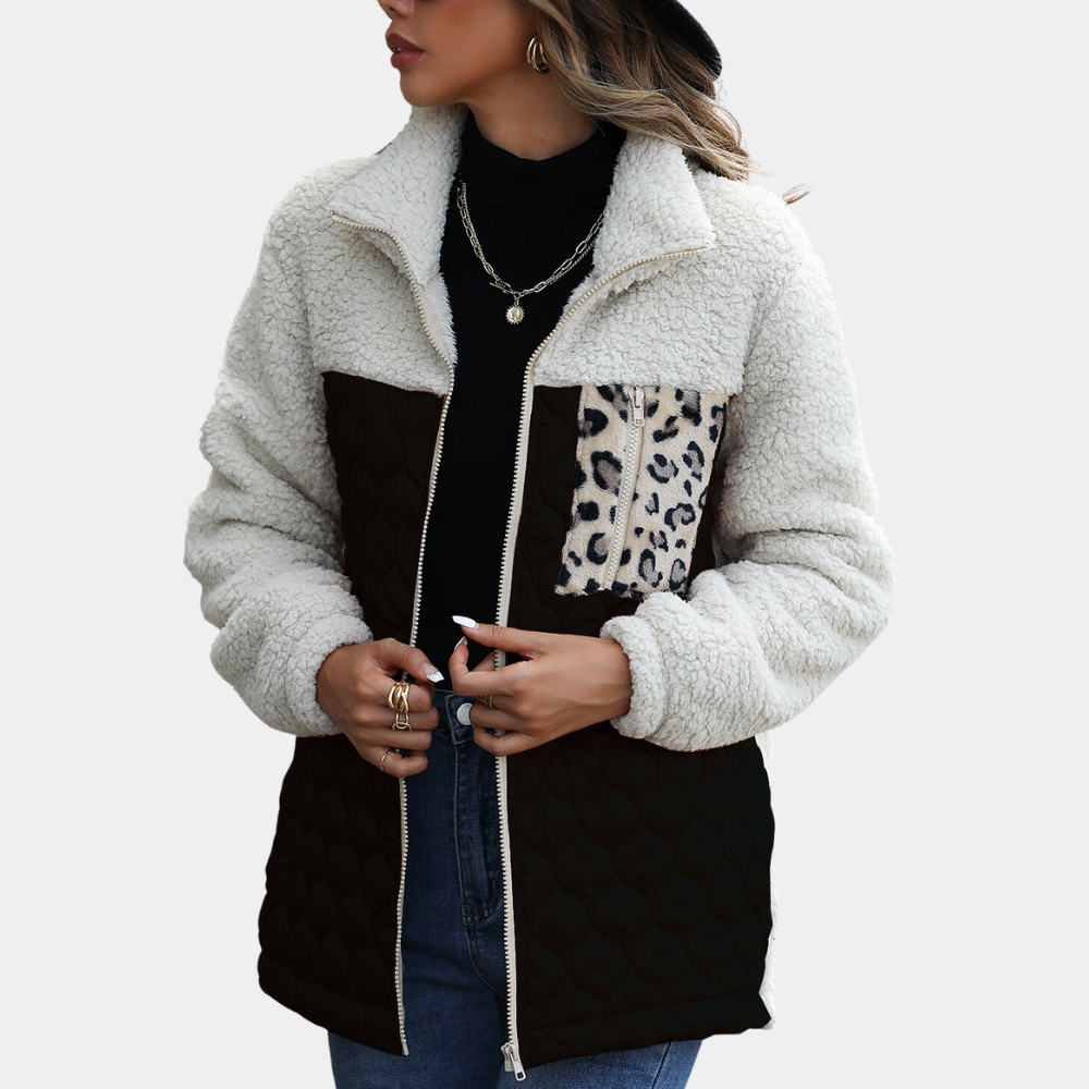 Krohn-e | Elegante Samtjacke für Frauen, perfekt für die Wintersaison
