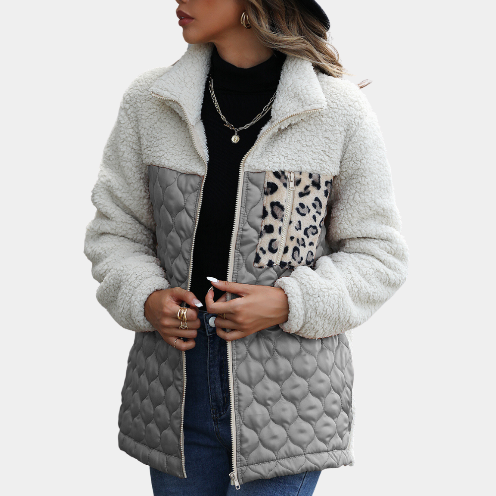 Krohn-e | Elegante Samtjacke für Frauen, perfekt für die Wintersaison