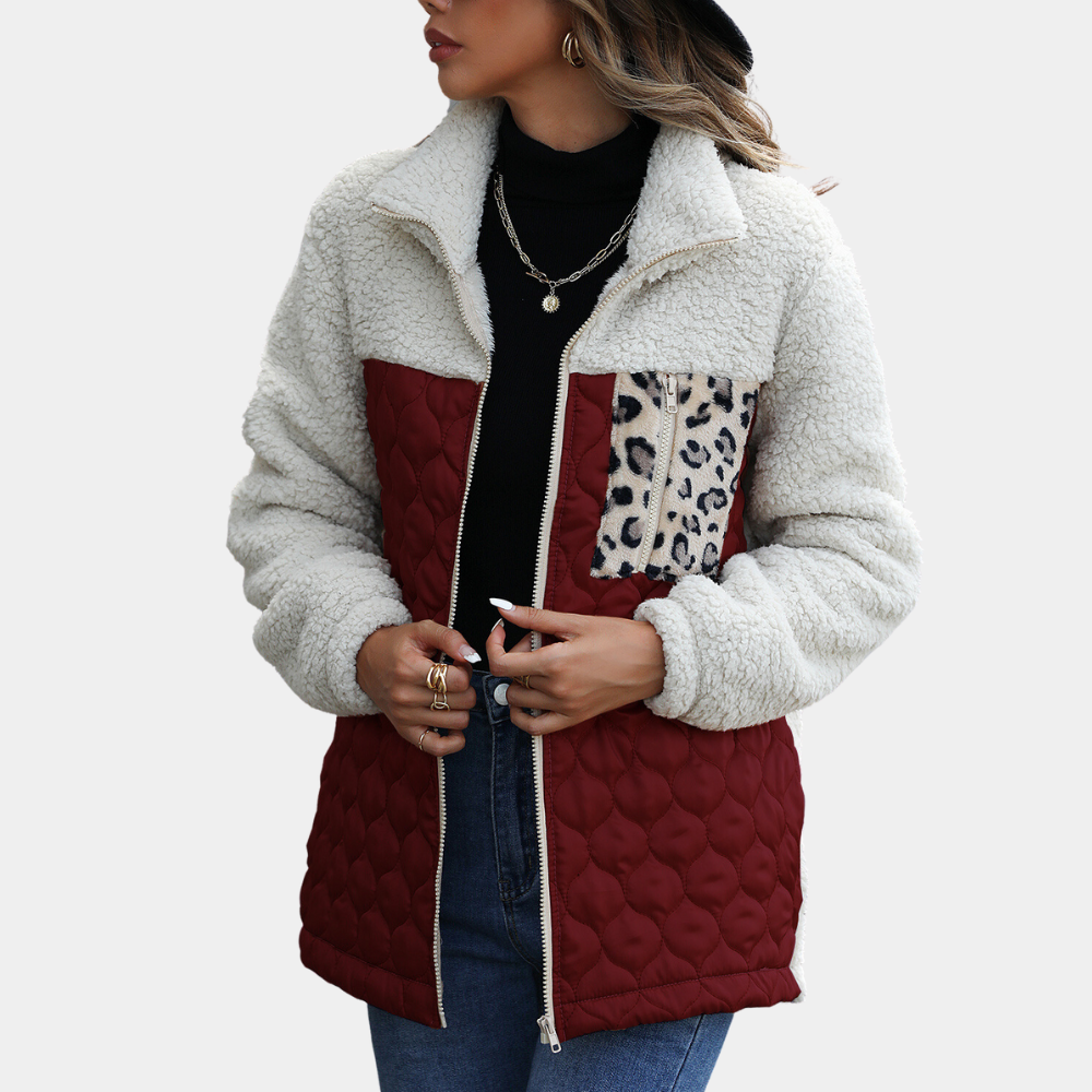 Krohn-e | Elegante Samtjacke für Frauen, perfekt für die Wintersaison