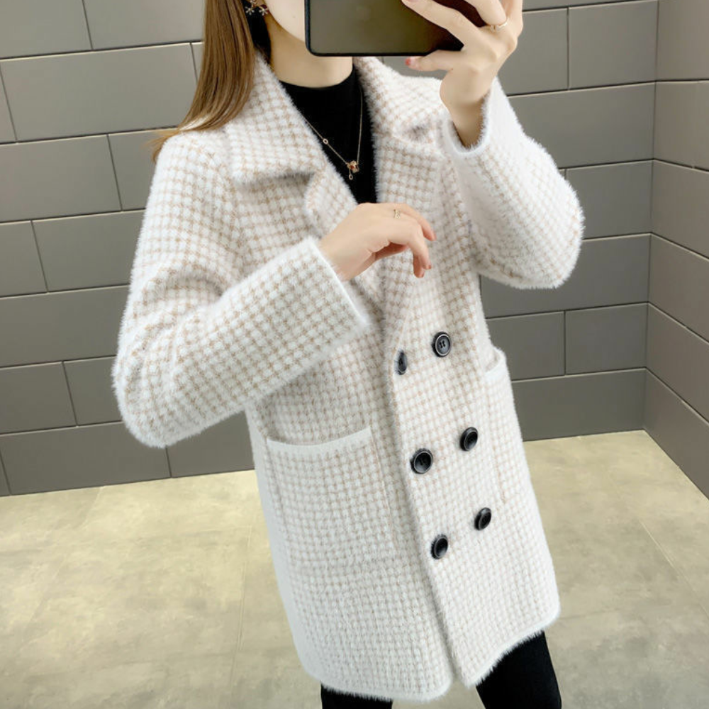 Krohn-e | Eleganter mittellanger Wintermantel für Frauen