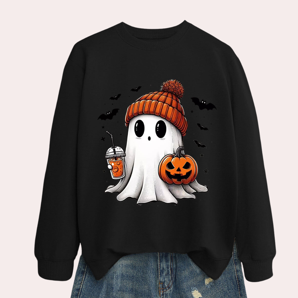 Frauen Halloween Sweatshirt von Cintia - Gespenstisch