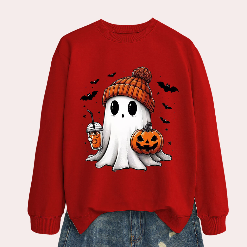 Frauen Halloween Sweatshirt von Cintia - Gespenstisch