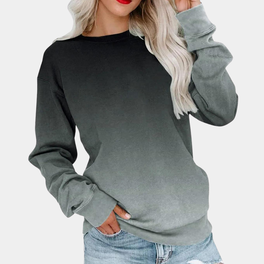 Krohn-e | Pattern Damen Sweatshirt Stylisches, Leichtes, Ganzjahres Atmungsaktives Design