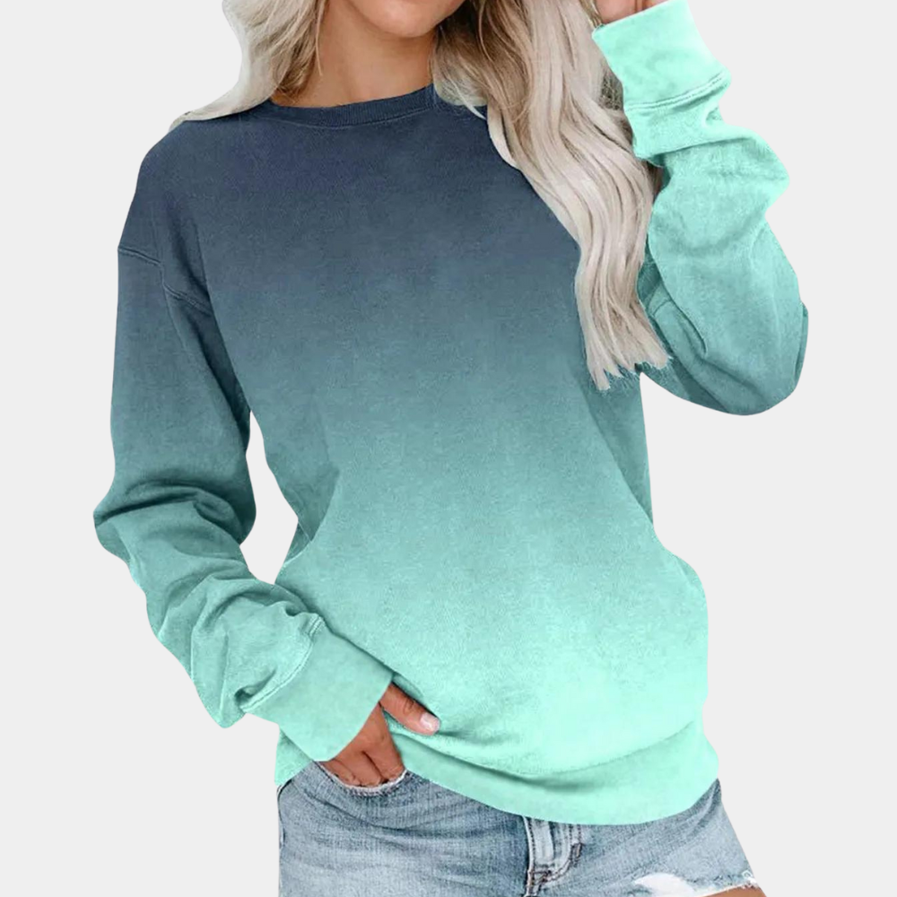 Krohn-e | Pattern Damen Sweatshirt Stylisches, Leichtes, Ganzjahres Atmungsaktives Design