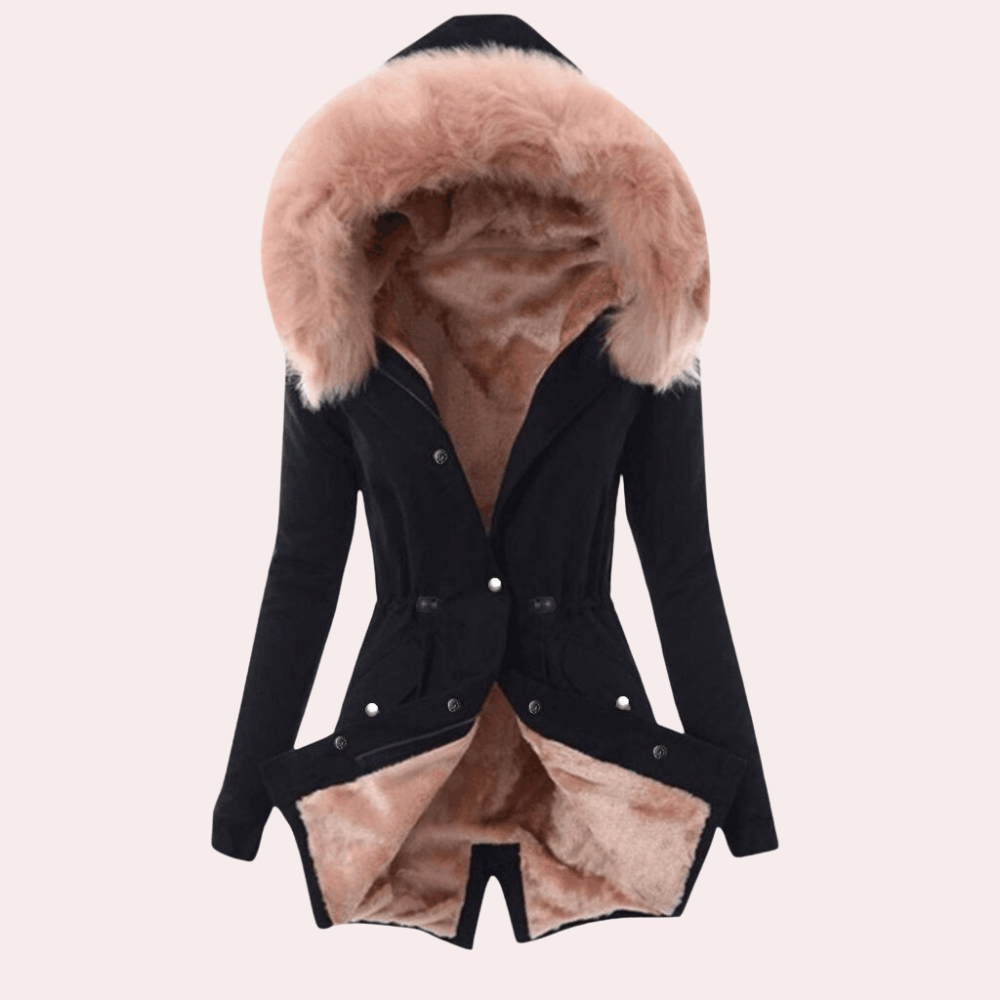 Damenmantel Felicitas: Modisch, bequem und mit kuscheliger Kapuze