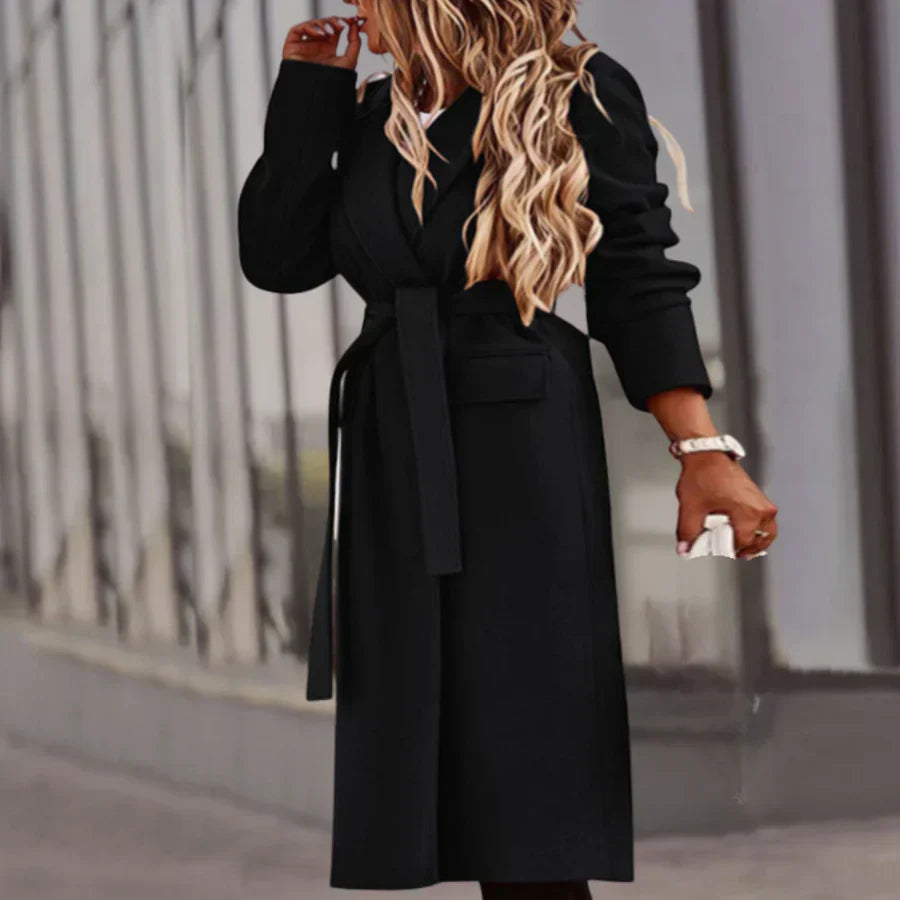 Krohn-e | Elegante Damenjacke mit Modischem Gürtel