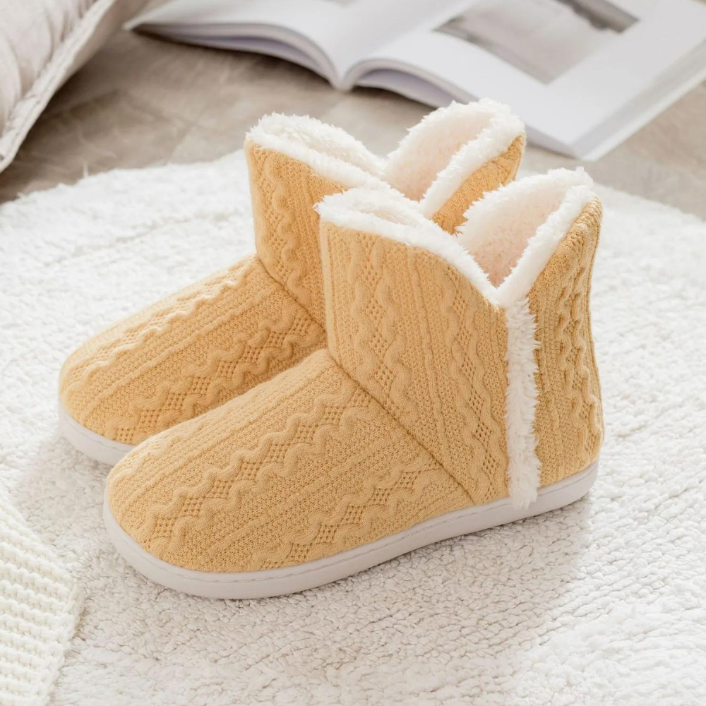 Bequeme Damen-Strickschuhe von IAKOBINA für höchsten Tragekomfort