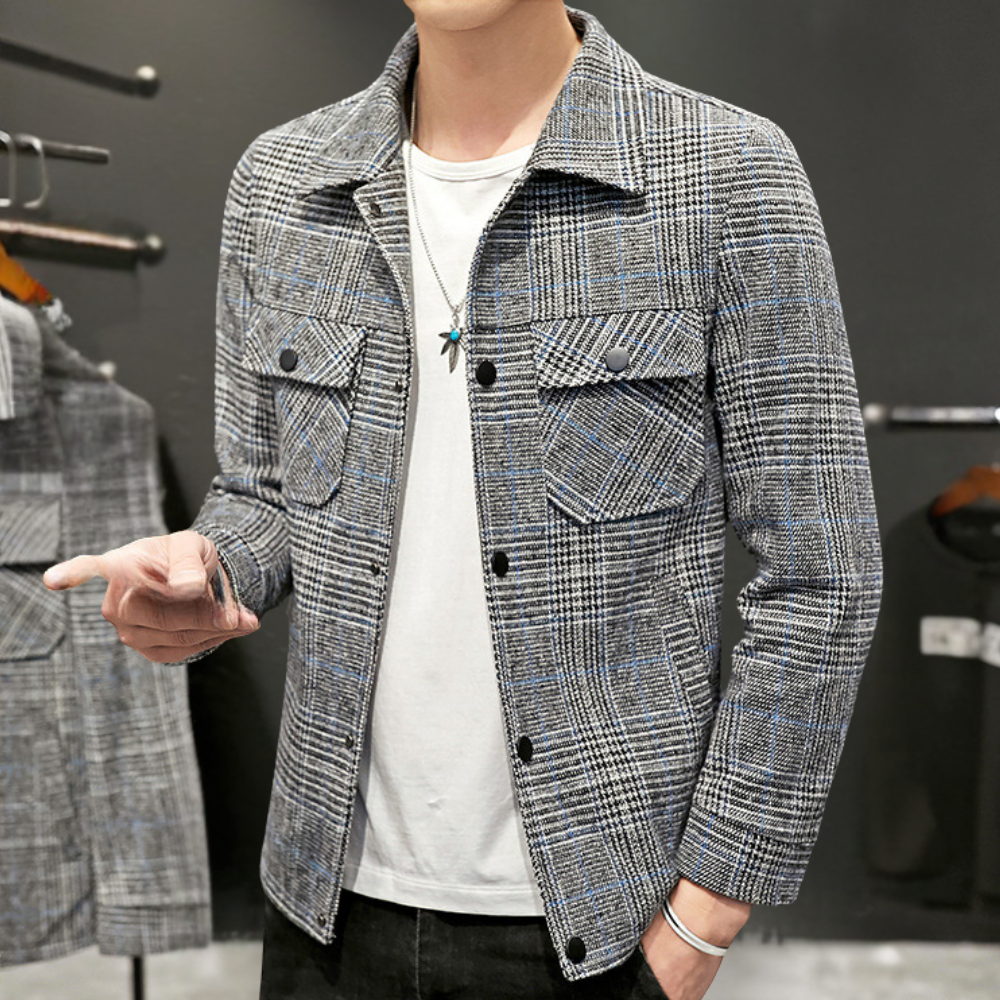 Elegante Damenjacke im Karomuster – DALE Kollektion