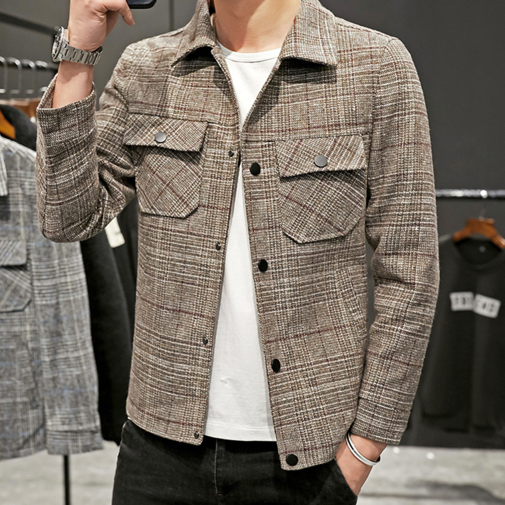 Elegante Damenjacke im Karomuster – DALE Kollektion