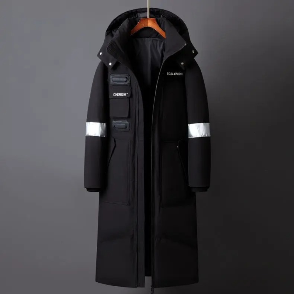 Herren Winterjacke CLEMENT: Elegantes Modell mit Kapuze für optimalen Schutz