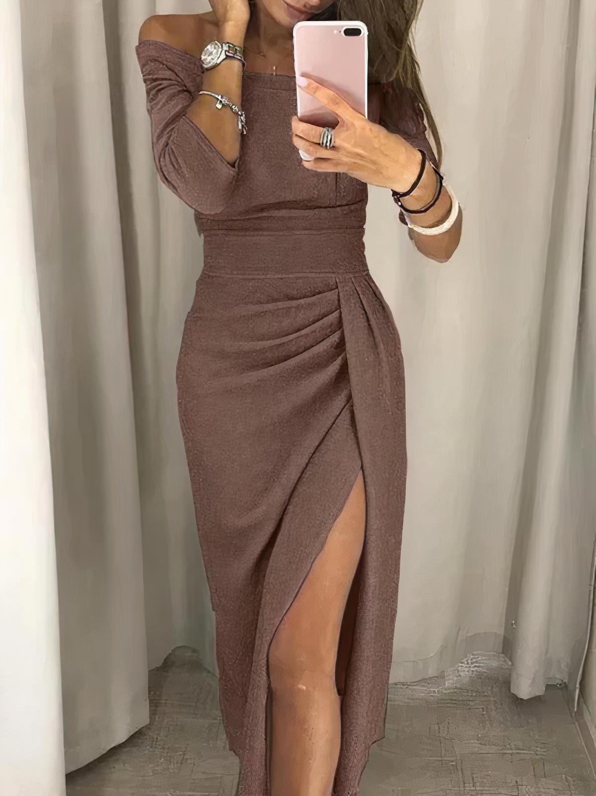 Bleistiftkleid Carina, Schulternahe Passform