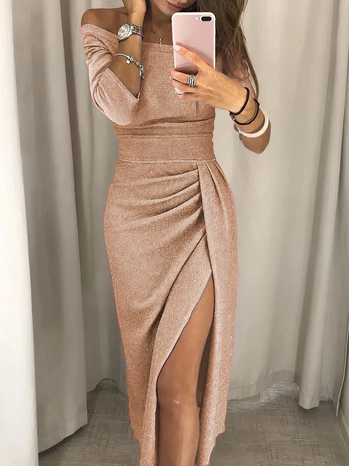 Bleistiftkleid Carina, Schulternahe Passform