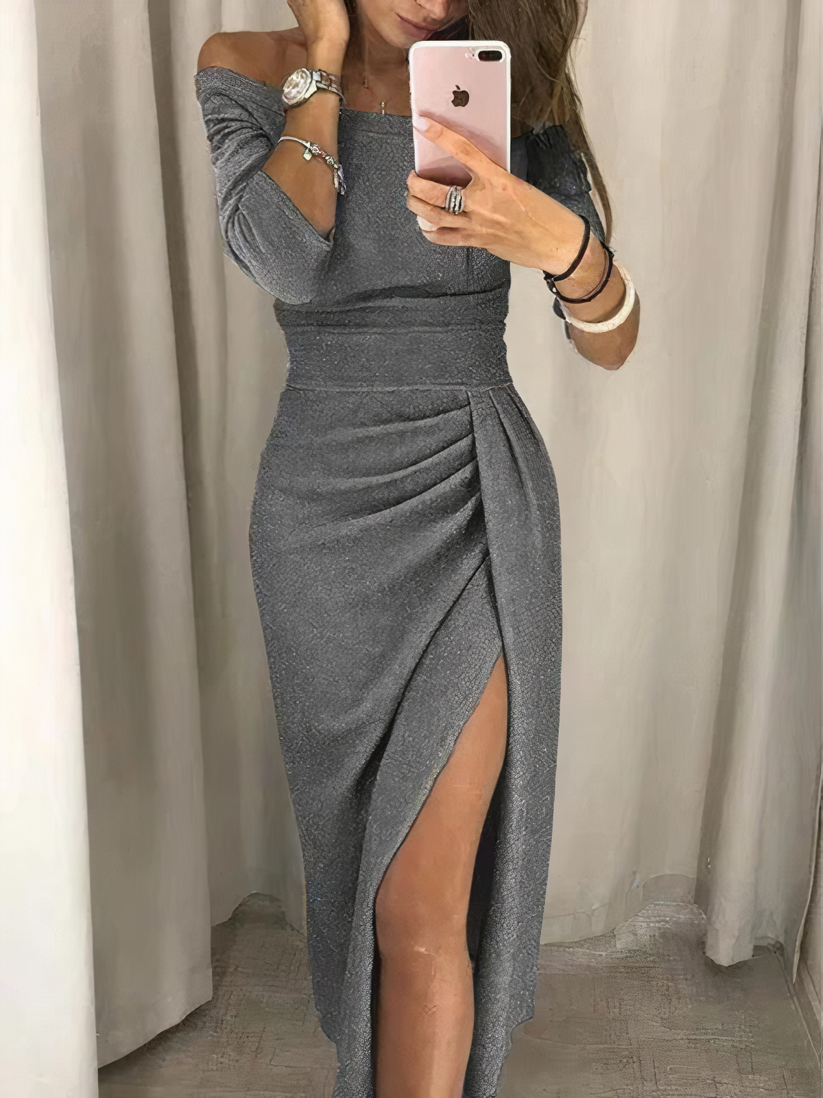Bleistiftkleid Carina, Schulternahe Passform