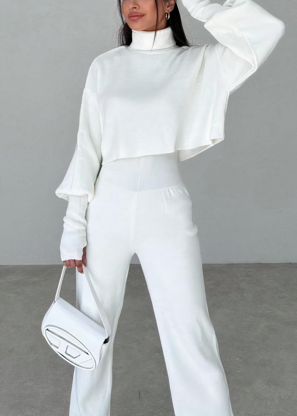 Komfortables Rollkragen-Anzugset - Cas