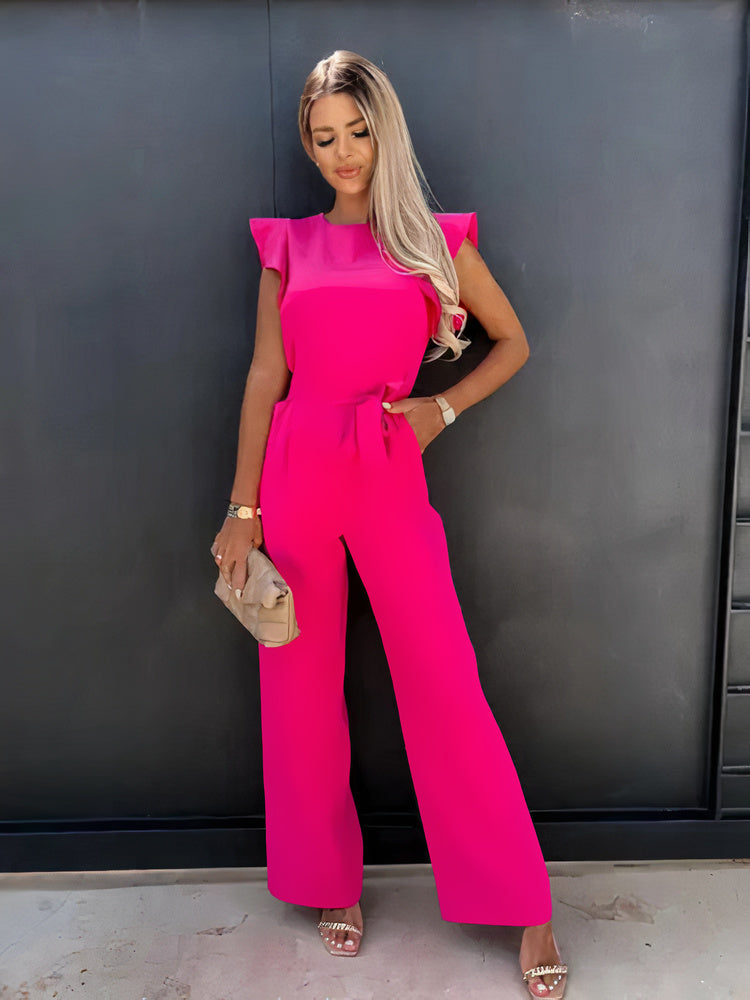 Schicker Jumpsuit mit Rüschen – Cayce