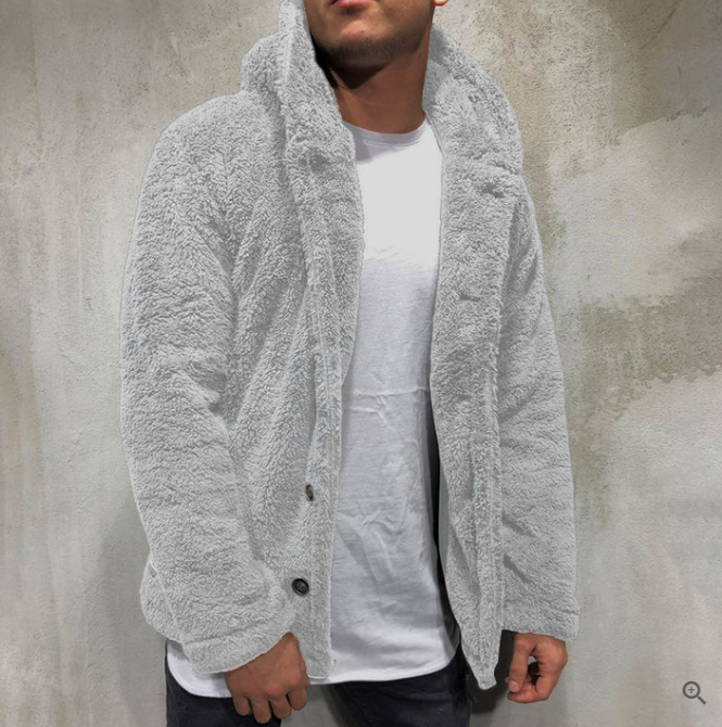 Herren Fleece Kapuzenpullover mit Wärmem