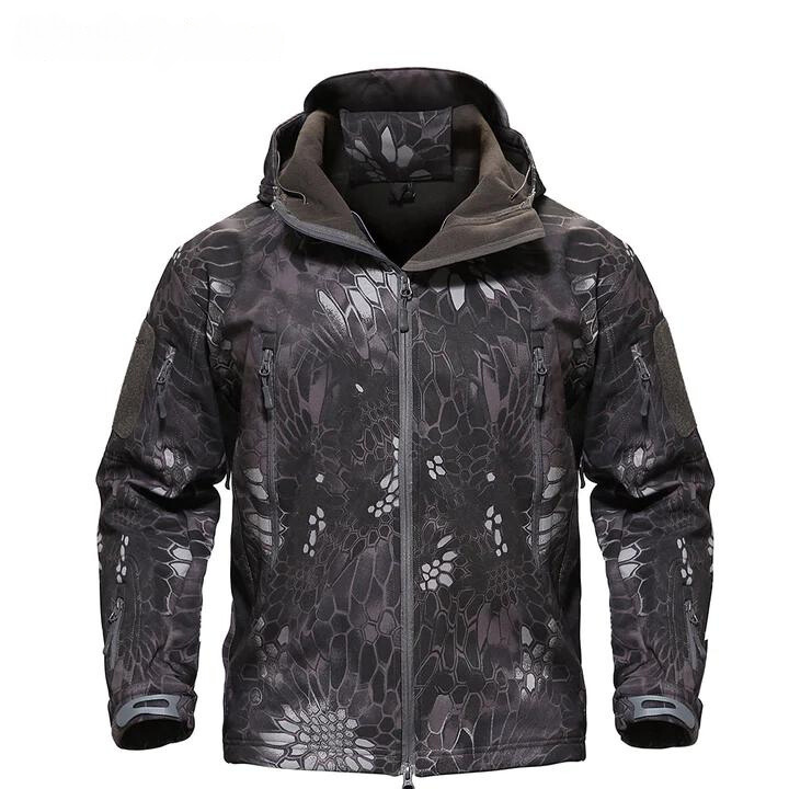Krohn-e | Wasserdichte, mit Fleece Gefütterte Jacke