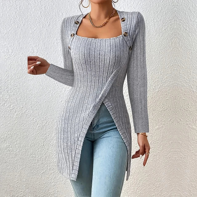 Krohn-e | Zeitlose und Stilvolle Winter Strickjacke