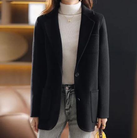 Krohn-e | Herbst- und Winter-Blazer Aus Dickem Tweed für Damen