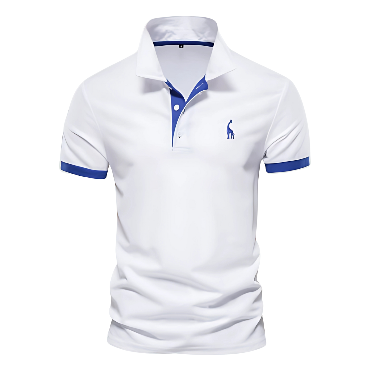 Josh | Herren Poloshirt Kurzarm Kontrast Stickerei