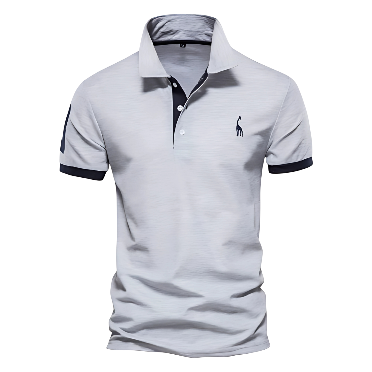 Josh | Herren Poloshirt Kurzarm Kontrast Stickerei