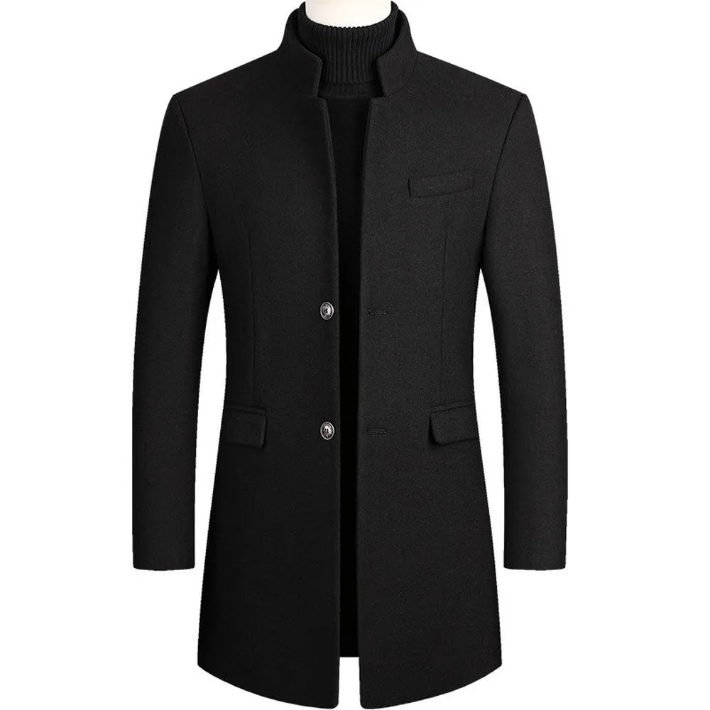 Krohn-e | Slim Fit Jacke Wolle Klassisch und Elegant