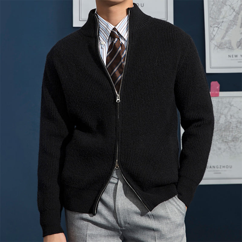 Krohn-e | Bequeme Herren-Strickjacke