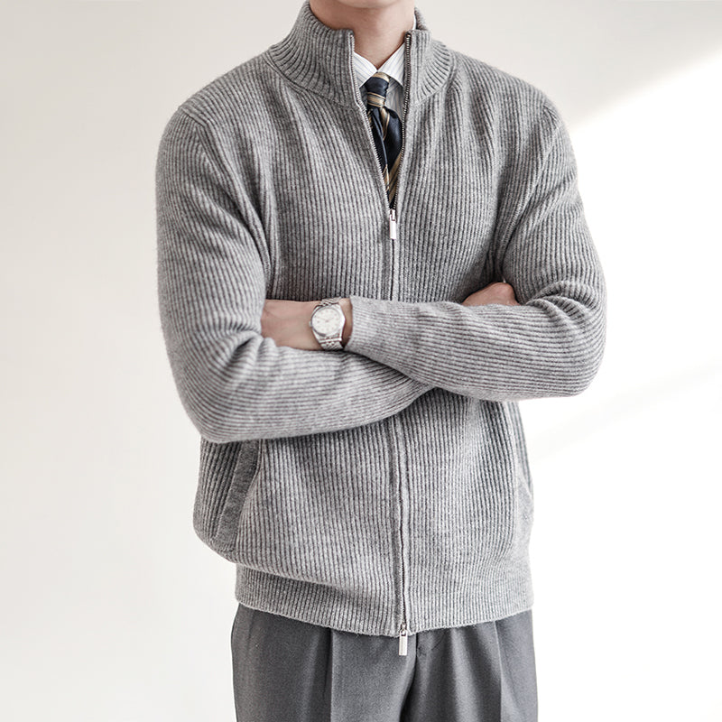 Krohn-e | Bequeme Herren-Strickjacke