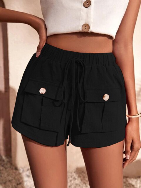 ALISHA: bequeme Cargo-Shorts mit Gummibund