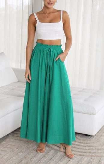 Aubrey: Elegante, weit geschnittene Hose