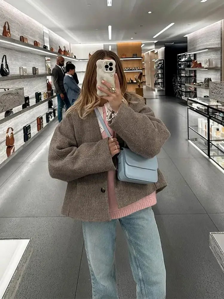 Krohn-e | Stylische Damen Übergröße Winterjacke für Tägliche Wärme