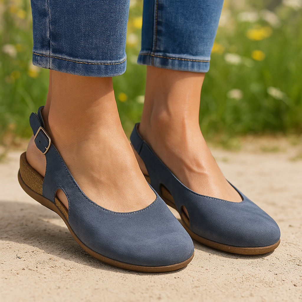 KROHN-E Damen Orthopädische Sandalen Ergonomisches Fußbett